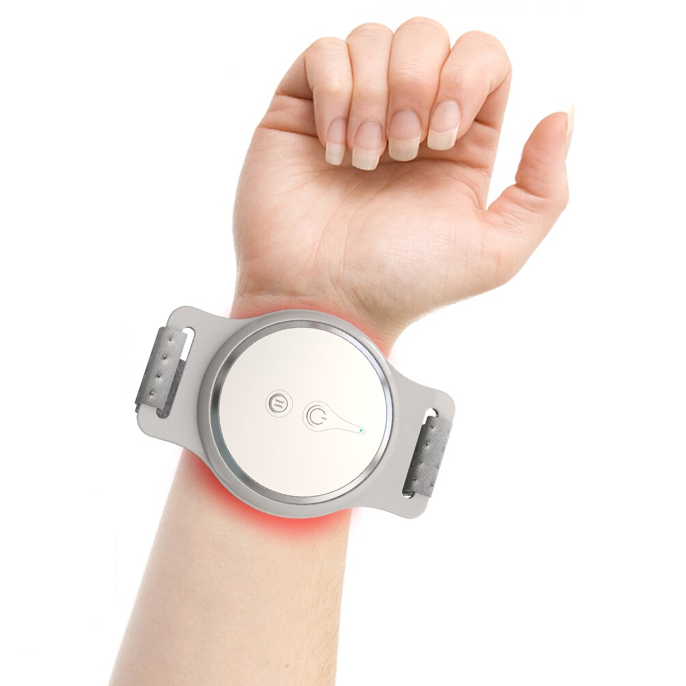 Wearable red light therapy device for pain relief
