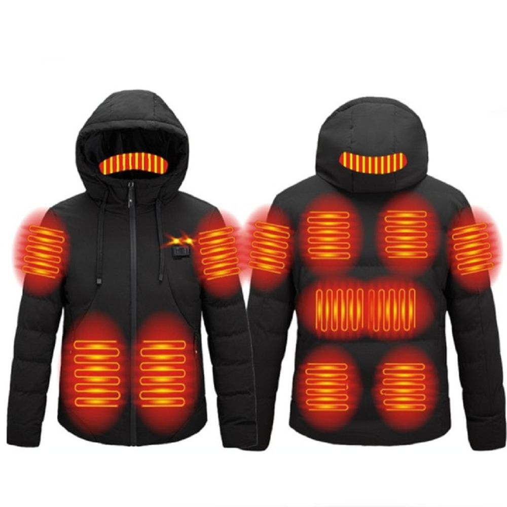 11 area heated vest men & women smart jacket