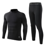 Winter fleece thermal underwear suit for men