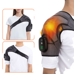 3 in 1 wireless electric shoulder heating pads massager