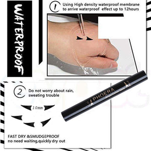 Winged Eyeliner Stamp in Seconds Easy to Use Waterproof Long Lasting (Dual Pack)