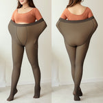 Large Thermal Fleece Lined Tights - Skin Effect
