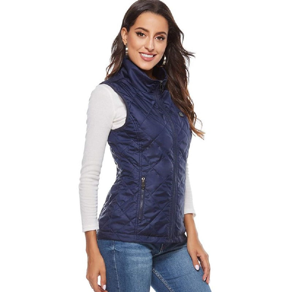 Women's 9 heated vest zones electric heated jacket