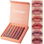 6 Pcs Matte Liquid Lipstick Long-Lasting Wear Non-Stick Not Fade Waterproof Lip Gloss Makeup Gift Set